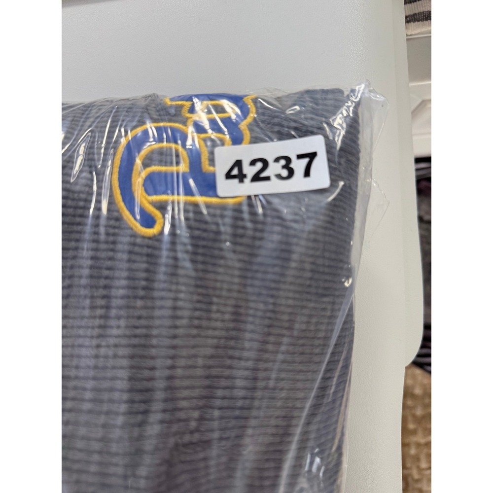 Colosseum Pitt Panthers Waffle Knit Henley‎ Hoodie Shirt Mens XXL NEW - Picture 9 of 9